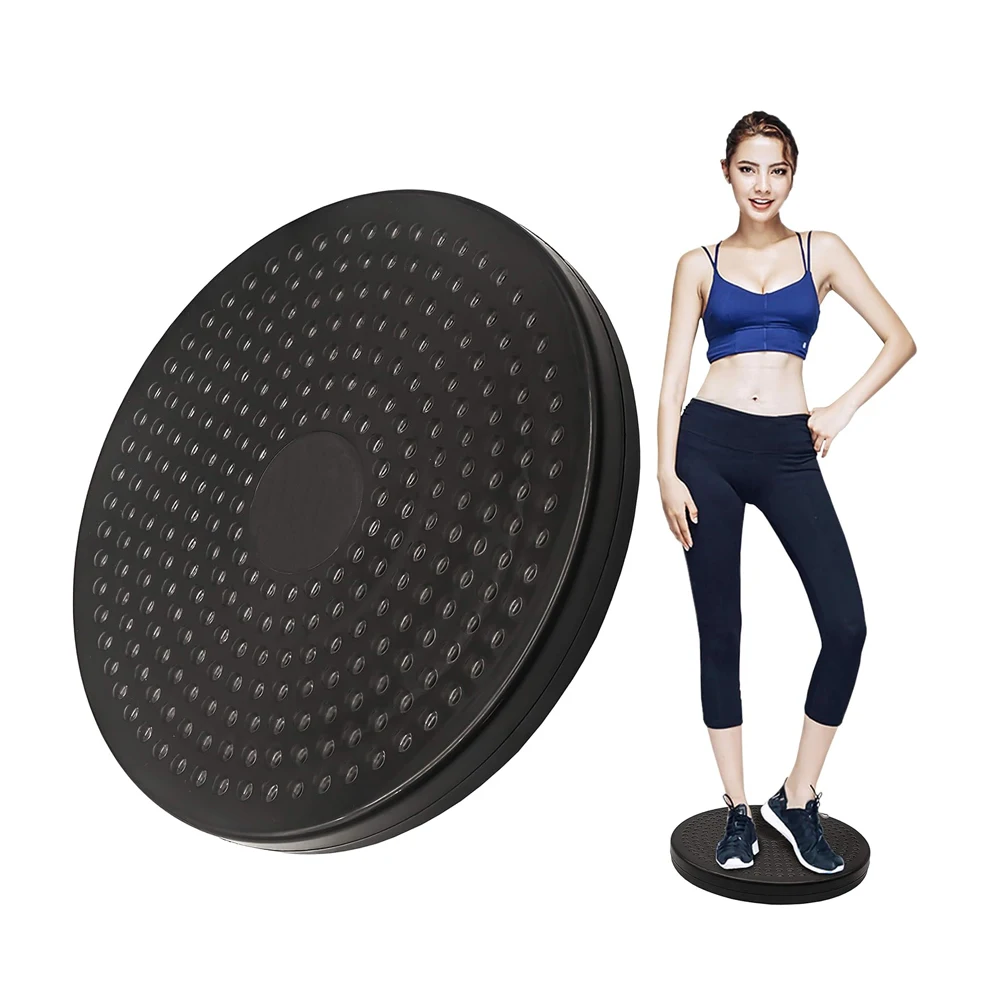 Waist Whisper Disc Slimming Waist Trainer Body Twister Rotating Board with Non-slip Surface for Women's Yoga Pilates Exercise