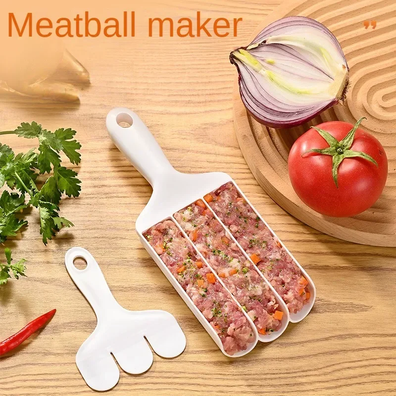 Máquina para hacer albóndigas, herramienta casera, molde redondo para hacer bolas de arroz, pescado, carne, barbacoa, olla caliente, cuajada de frijol, utensilios de cocina