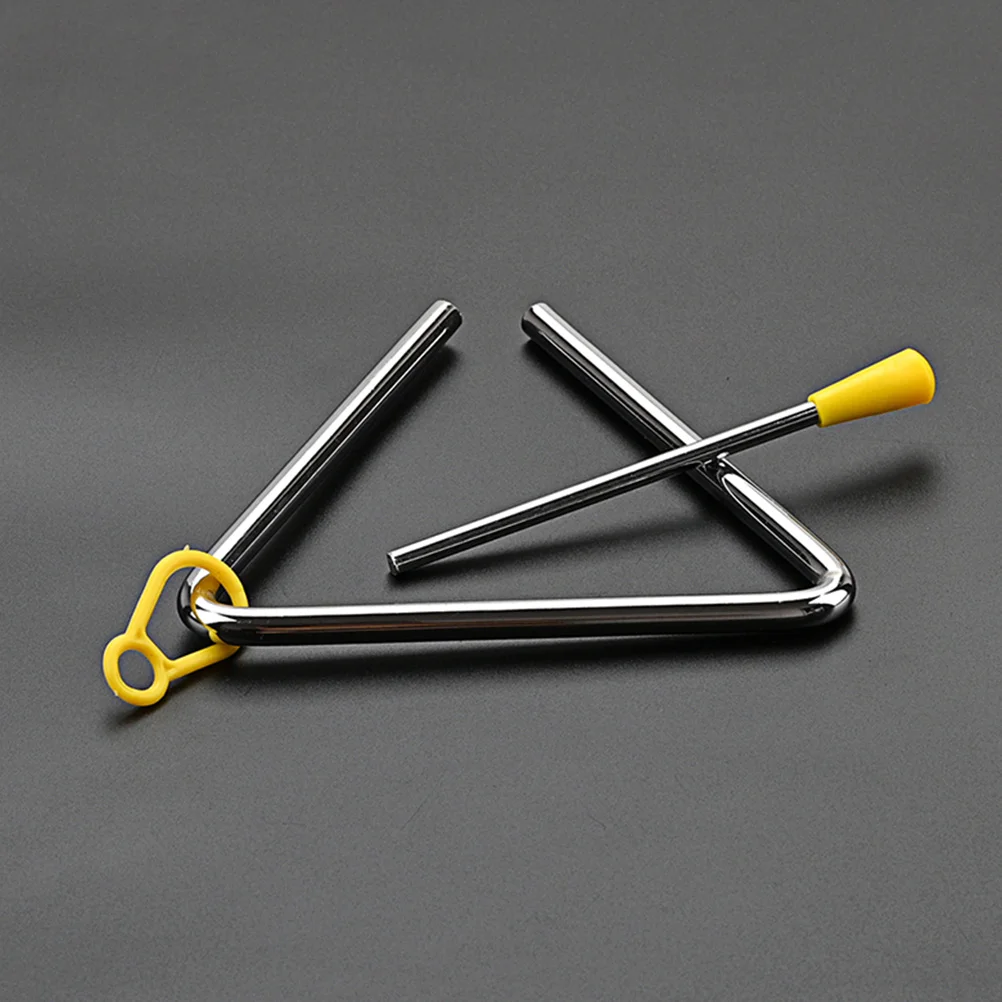 

Triangle Bell Instrument for Kids Cultivates Musical Literacy Bright Sound Easy to Learn Play Educational Toy Musical