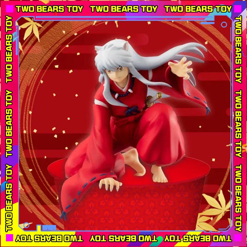 Auf lager Original Furyu 13cm InuYasha Anime Nudel Stopper Figur Sengoku Otogi Zoshi Action Figure Sammeln Modell Puppe Spielzeug