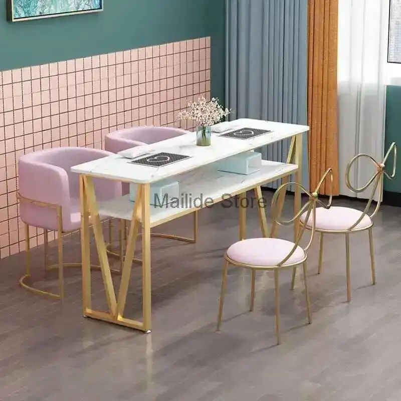

Manicure Iron Modern Tables For Wrought Commercial Furniture Nail Table Economical Design Manicure Store Simplicity Nail Station