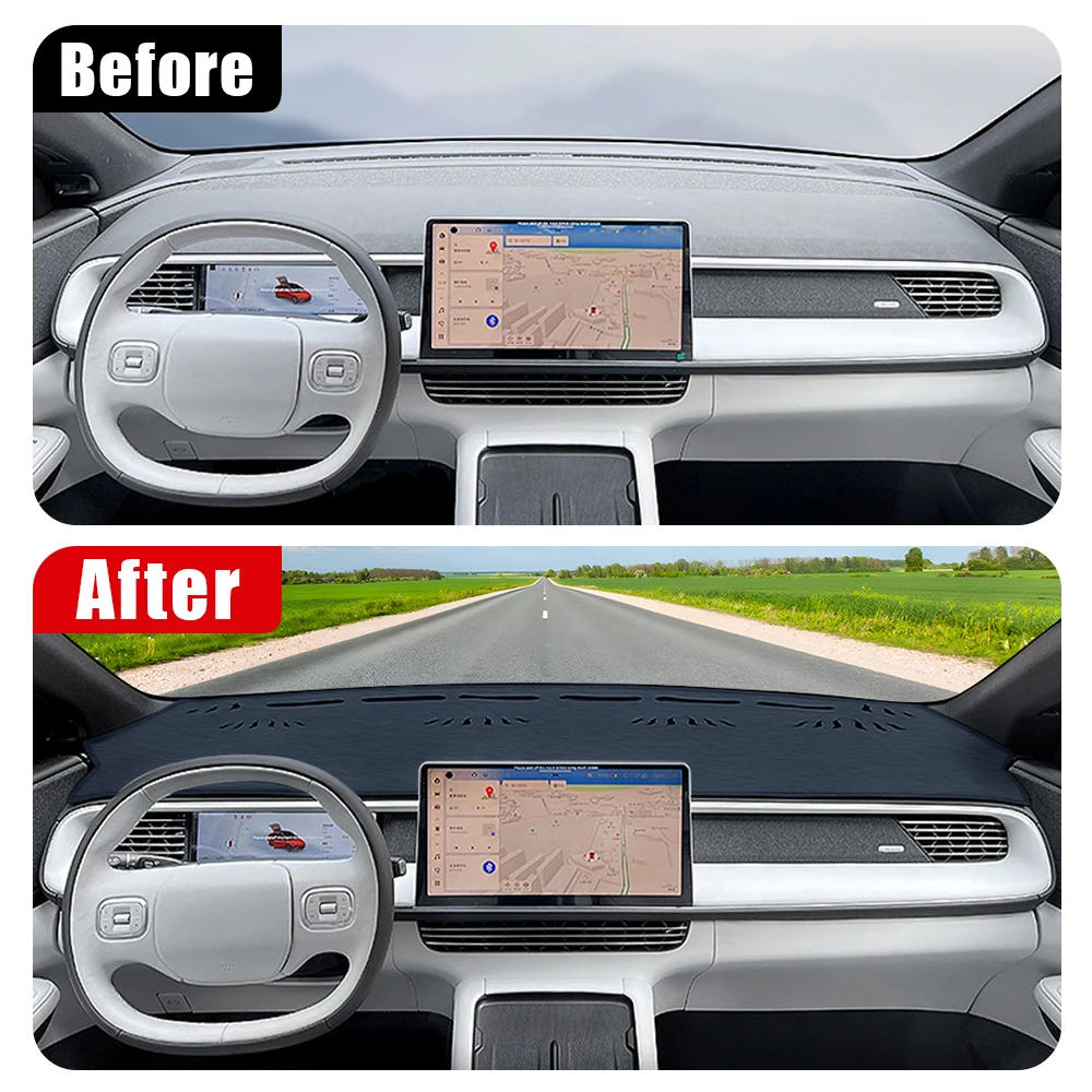 For Xpeng G6 2023 2024 2025 2026 Car Dashboard Mat Sun Shade Pad Non-Slip Heat Insulation Glare Reducer Interior Accessory