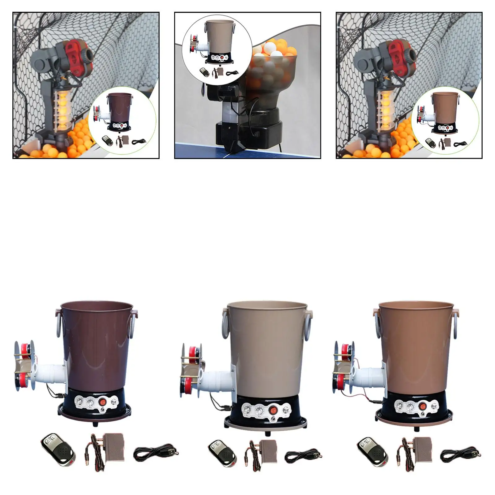 

Table Tennis Robot Electric Training Device for Self Play Exercise Beginners