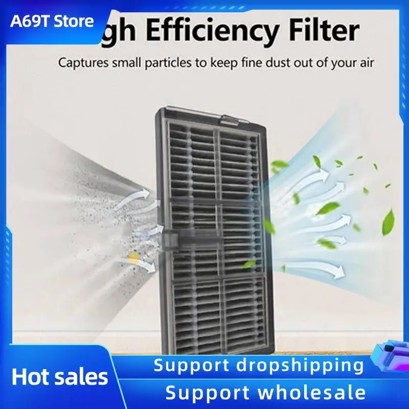 

Запасные части A69T для пылесоса Dreame L10s Ultra Gen 2 Dreame L30s Ultra, основная боковая щетка, фильтр Hepa, швабра, тряпки для пыли