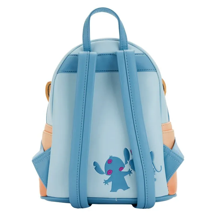 MINISO Disney Loungefly Stitch Shaved Ice Dating Shi Dizai Luminous Backpack Backpack School Backpack