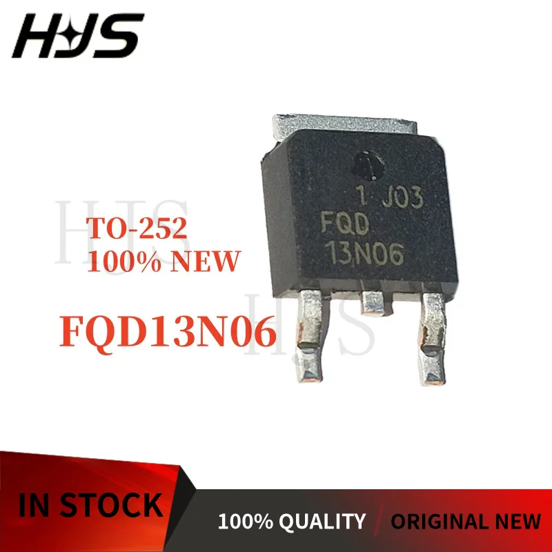 10PCS FQD13N06 13N06 FQD20N06 20N06 FQD30N06 30N06 FQD50N06 50N06 FQD60N03 60N03 FQD13N10 13N10 TO-252 MOSFET Brand New In Stock