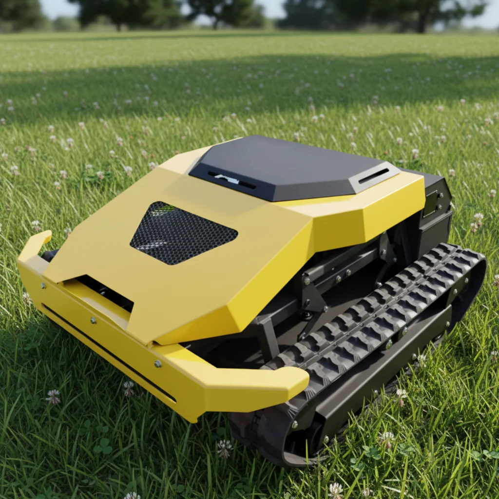 Customize Wireless Remote Control Crawler Mower 90cm for Farm Garden Use