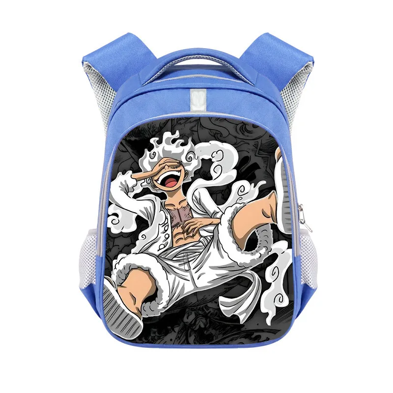 One Piece New Cartoon Student Schoolbag Large Capacity Casual and Lightweight Shoulder Pad Cute Waterproof Backpack