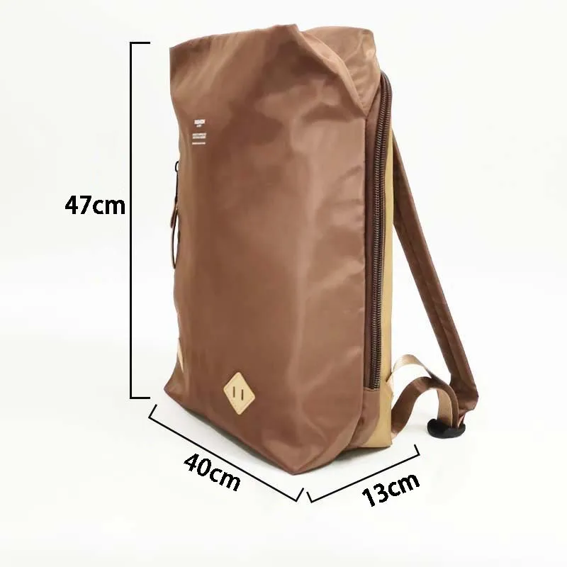 

Nylon Fabric Backpack Dual Shoulder Bag for Tennis, Basketball, and Badminton with Built-In Racket Straps, Simple Travel Bags