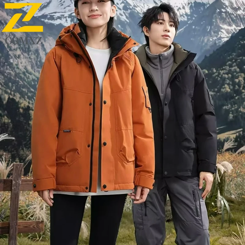

COMXZ Men Padded Jacket Handsome High Quality Lightweight Sport Jogger Minimalist Winter Jacket Getaways Outdoor Outerwear