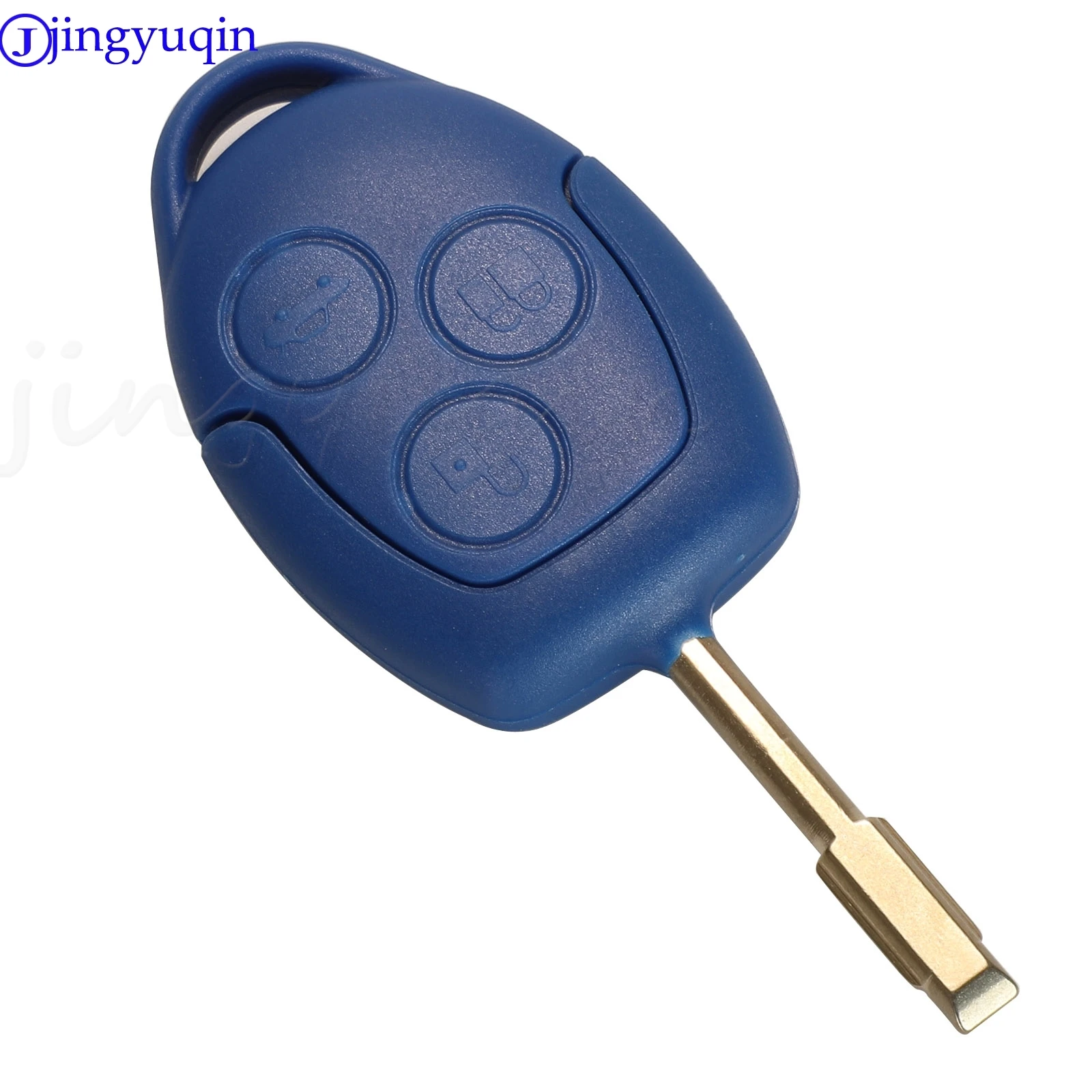 jingyuqin Replacement Remote Key 3 Buttons 433MHz 4D63 For Ford Transit WM VM 2006-2014 6C1T15K601AG