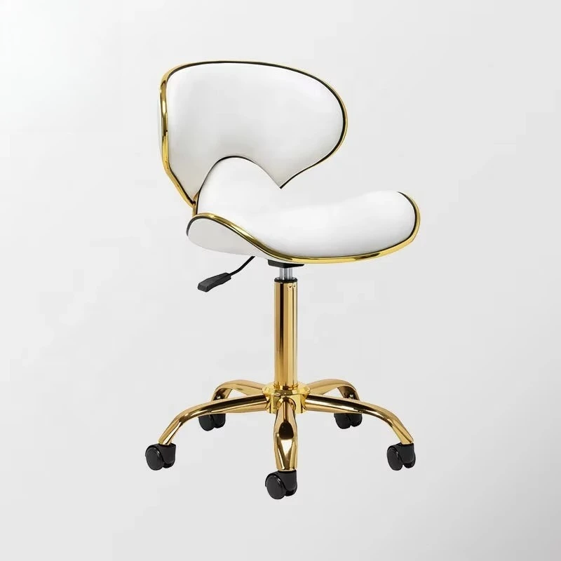 

Beige Use High Quality High Load Bearing Saddle Chair with Wheels Dental Chair Customizable Color Pedicure Small Stool