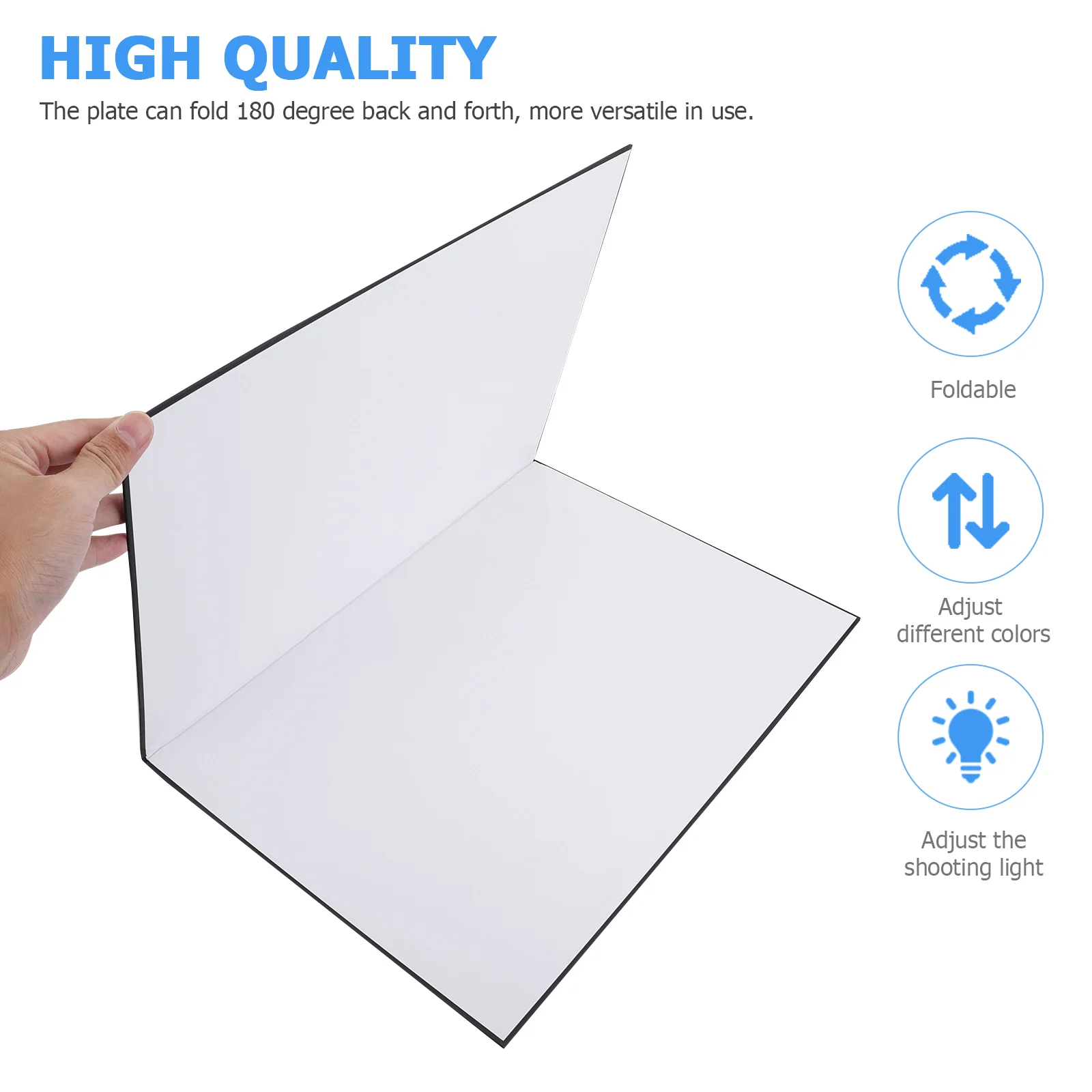 Studio Photography Reflector A3 Fill Light Reflective for Cosmetics Camera Paper