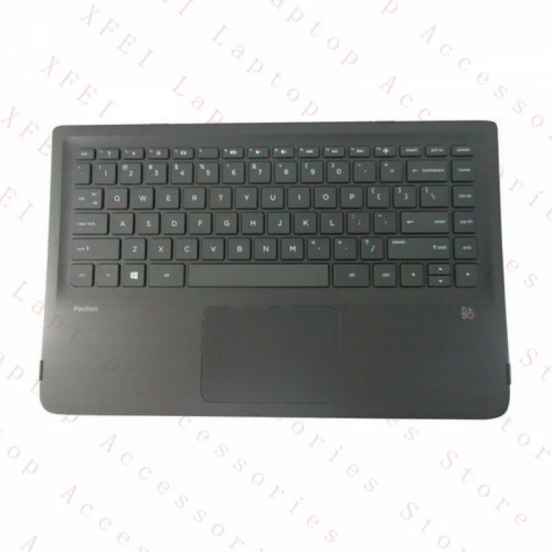 F  New Palmrest Keyboard Touchpad For HP Pavilion Convertible X360 13-S 809829-001