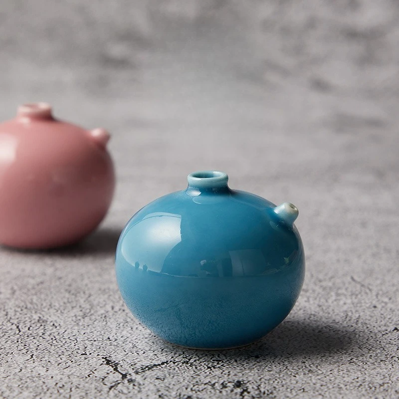Calligraphy Ink Drop Water Drop Ceramic Ink Drop Pot Small Kettle Inkstone Studio Ornaments Water Bottle Ink Drop Pot