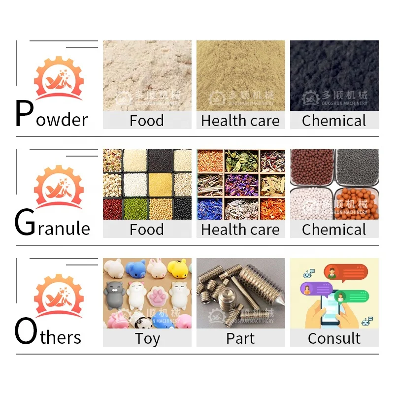 DZD-220B Multifunction Metal Screw Nail Flour Powder Rice Macaroni Snack Candy Biscuit Food Packing Machine Price