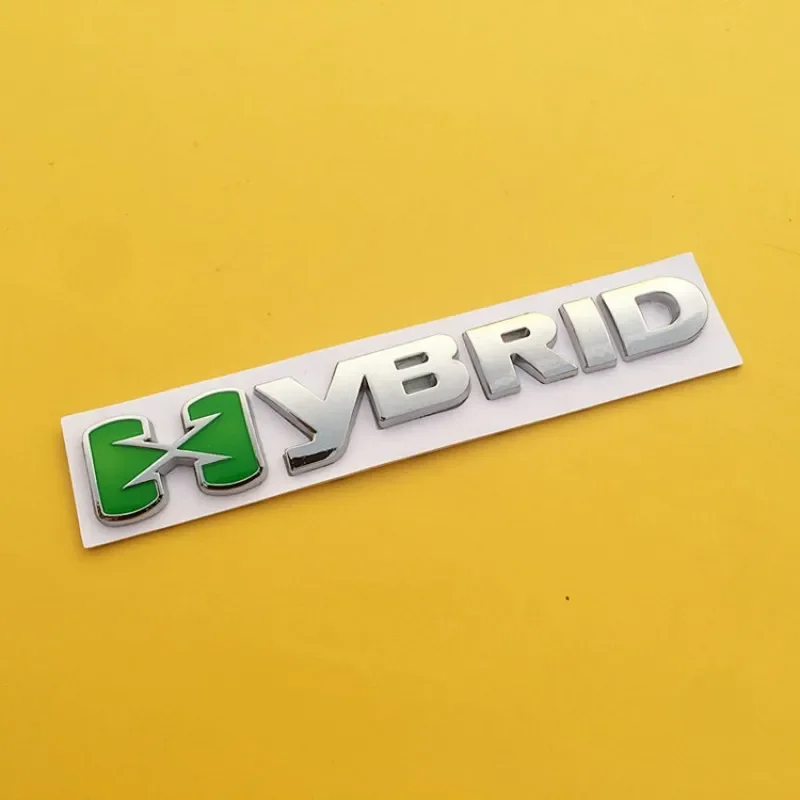 ملصق سيارة شعار HYBRID شعار شارة كروم شارات لتصفيف السيارات DIY Cayene #6