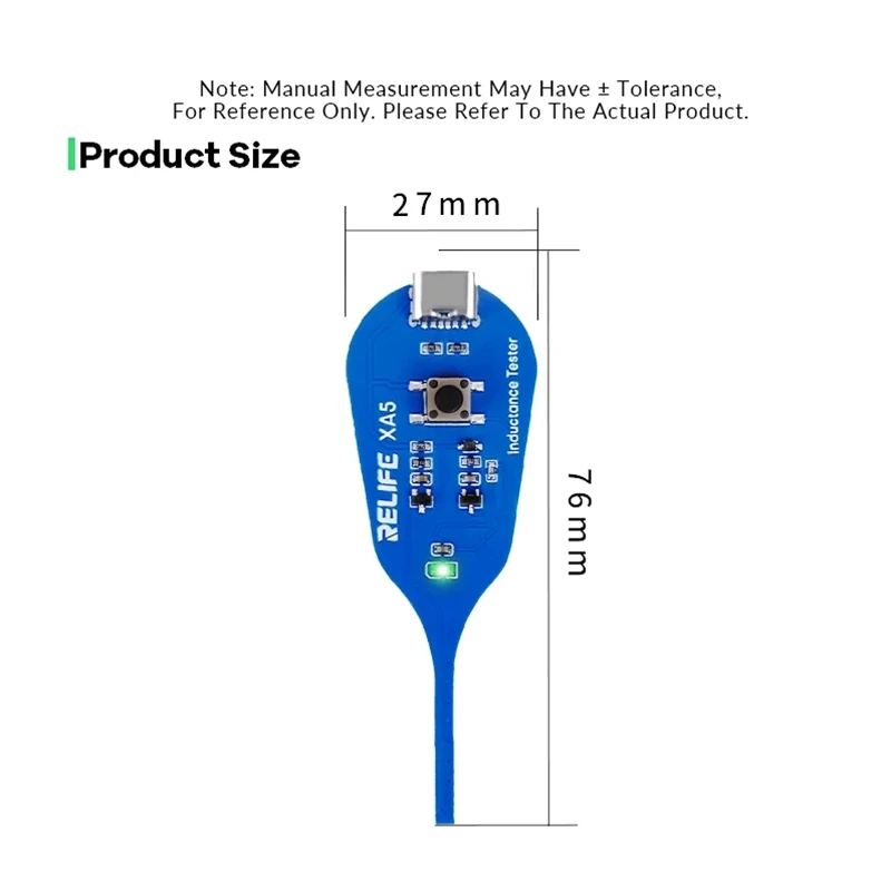 XA5 Inductance Tester Electromagnetic Non-Contact Fault Detection for Phones PCB Motherboard Repair Diagnostics Tool