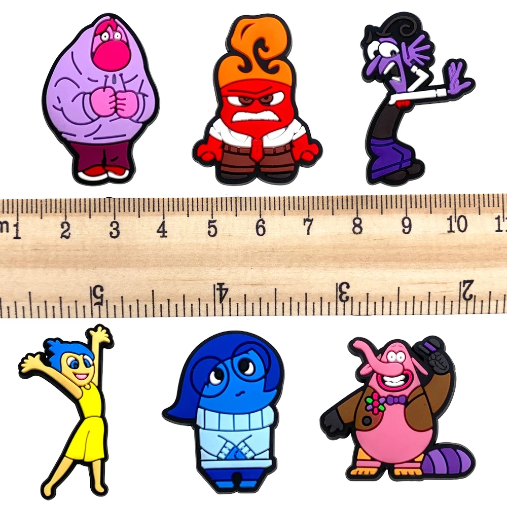 ディズニー 1-20個入り インサイド・ヘッド シューズチャームミックス 卸売 サン スターフィッシュ PVCデコレーション サンダルシューズ 取り外し可能 防水 クリスマスギフト