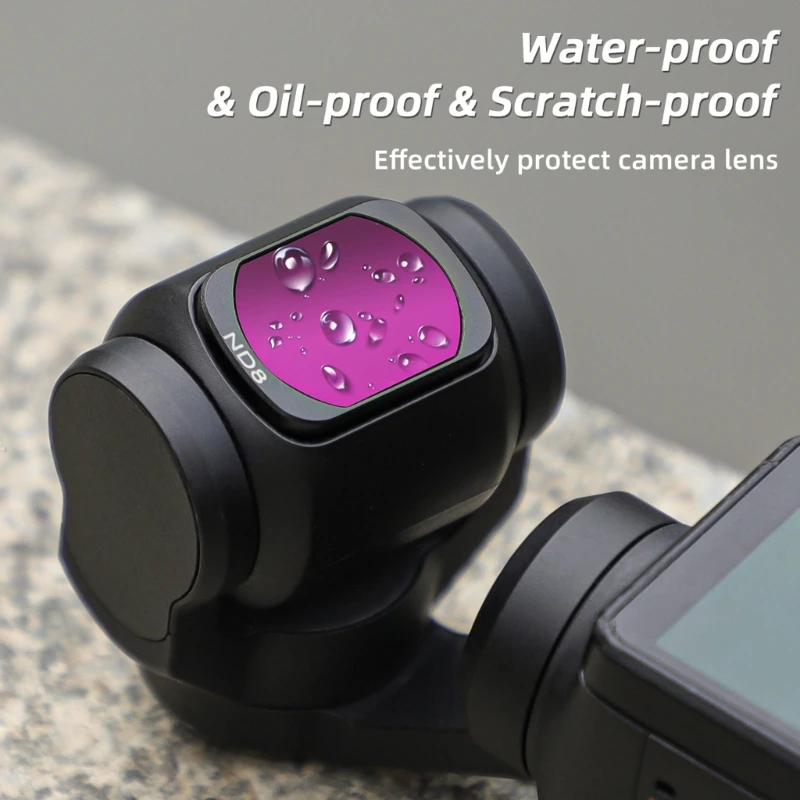 Pocket 3 カメラフィルター MCUV CPL ND8 ND16 ND32 ND64 フィルターセット用レンズフィルター アクションカメラアクセス用