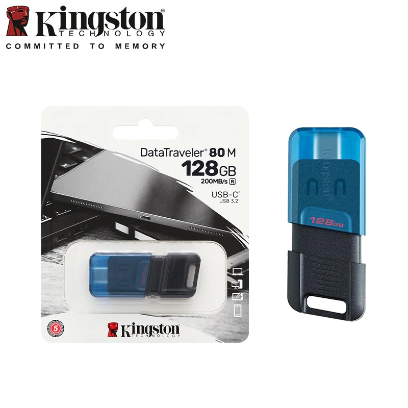 Kingston-atraveler قرص ذاكرة محمول U ، محرك أقراص فلاش من النوع C ، محرك أقراص قلم ، محرك أقراص أقلام ، 80 متر ، USB ، 64 جيجابايت ، way
