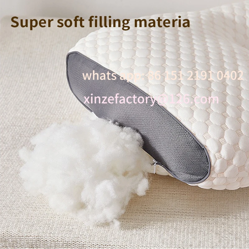 

Customizable Neck Pillow Help Sleep And Protect The Neck Cervical Orthopedic Household Soybean Fiber SPA Massage Pillow For Slee