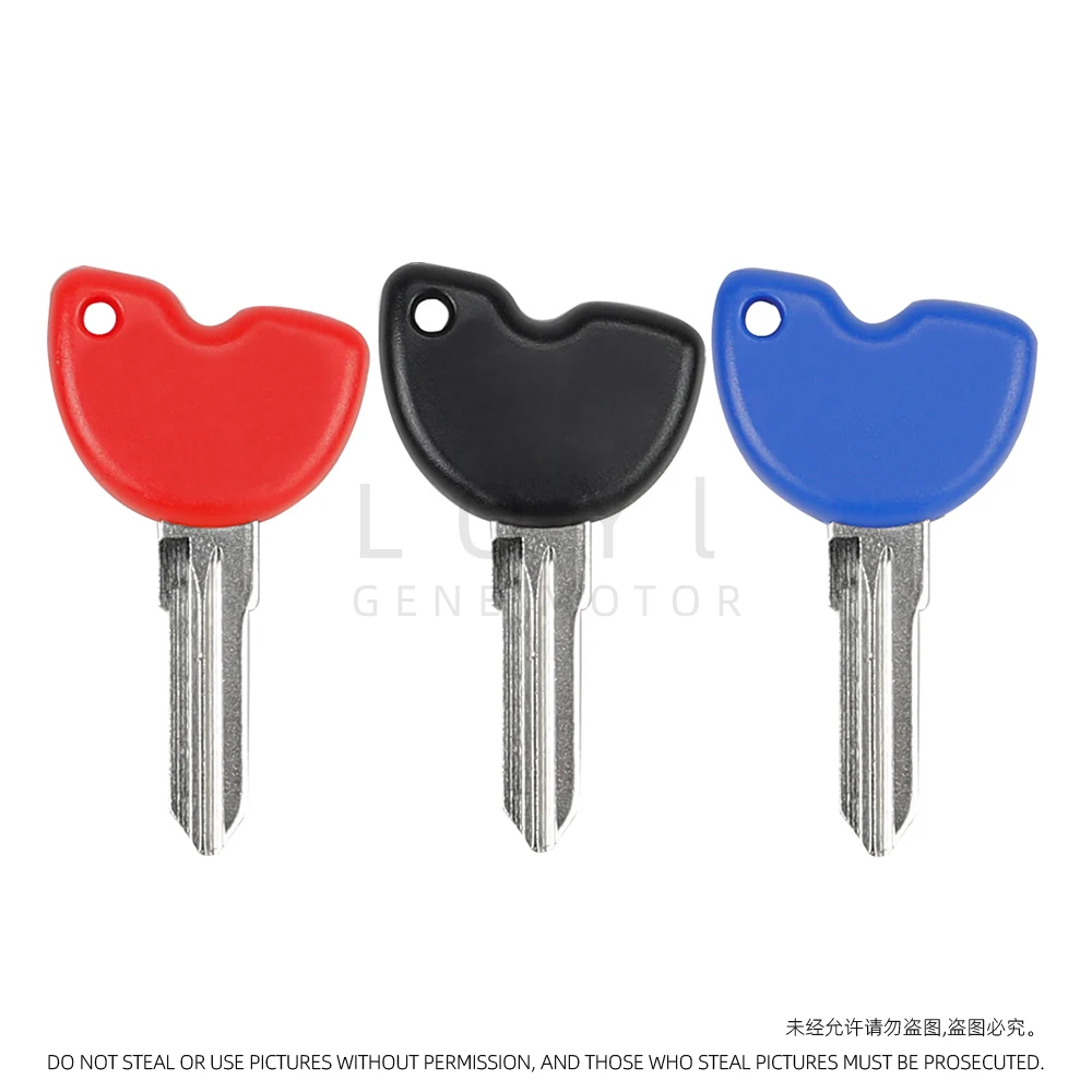 3Pcs Blank Key Motorcycle Replace Uncut Keys For Vespa Piaggio 3VTE Fly 125 200 250 300 GTV LXV150 GTV250 GTS GTS250 GTS300 ie