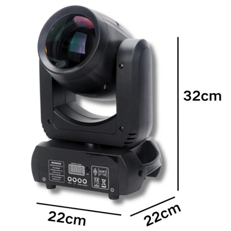 2PCS 150W Pattern Moving Head Light 8 Gobos 8 Color 18 Prism DMX512  DJ Stage Lighting For KTV Music Discos Party Theater Show