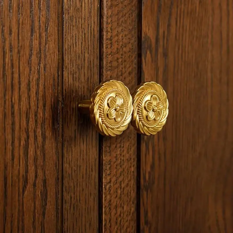 

Ретро 8 шт., твердые латунные мебельные ручки, ручки для ящиков, шкаф, кухонный шкаф, комод, дверные ручки