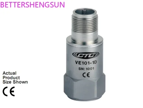 VE101-1D Piezoelectric Velocity Sensor, IEPE Velocity Sensor