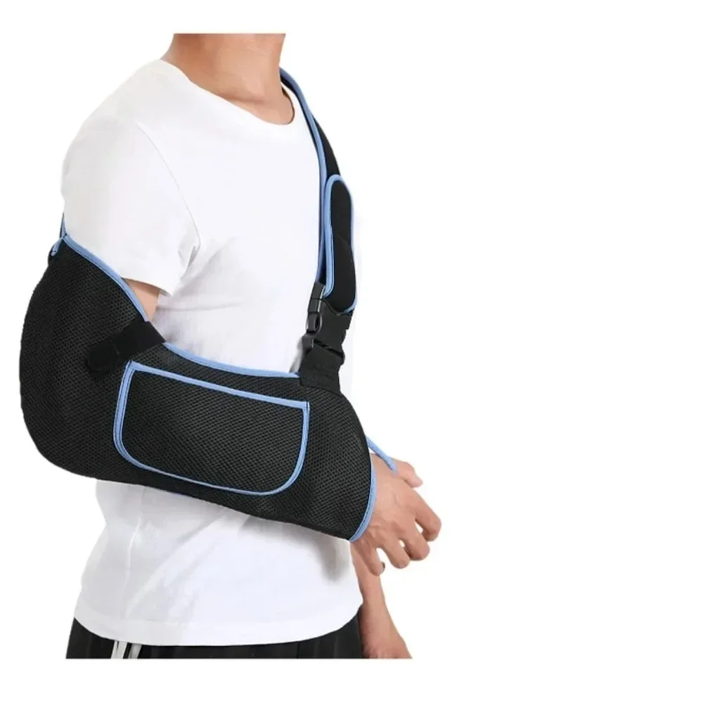 Universal Shoulder Strap Brace Immobilizer Wrist Elbow Forearm Support Strap Breathable Arm Joint Dislocation Fixed Protecter