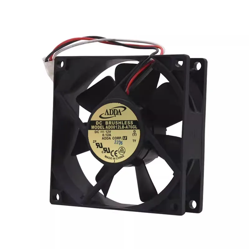 

NEW ORIGINAL AD0812LB-A76GL 12V 0.12A 8025 80*80*25mm 8cm COOLING FAN