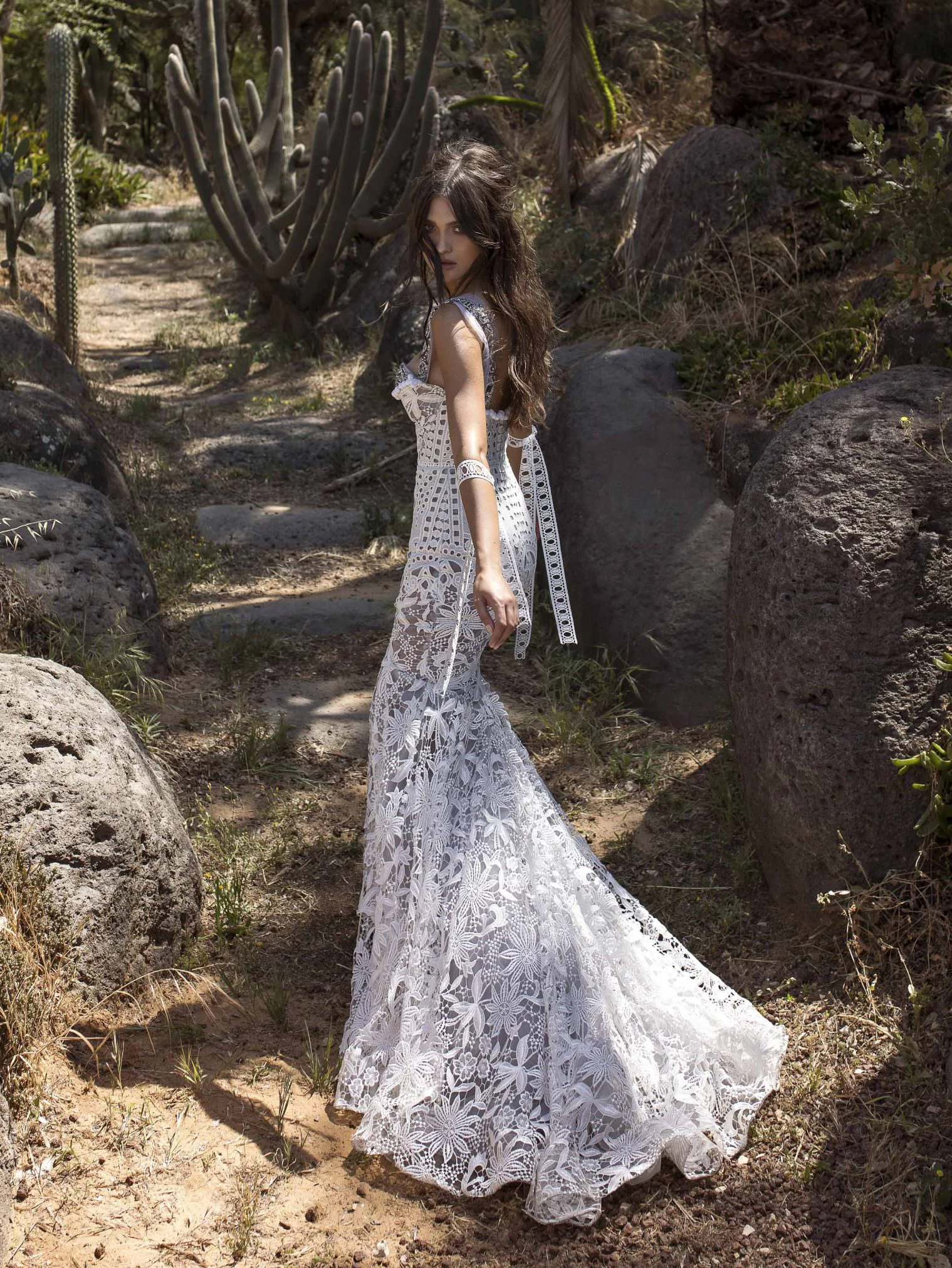 جديد حورية البحر فستان الزفاف زهرة الخرز الحبيب فساتين حفلات الرقبة فستان زفاف سستة فرشاة قطار الجلباب دي ماري حجم مخصص