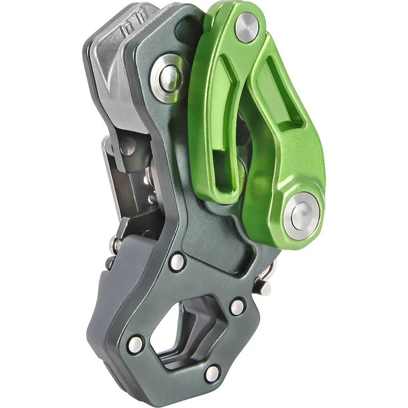 Lightweight Anti-Panic Descender Outdoor Rock Climbing Rappelling Emergency Rescue High Altitude Work Protection Gear