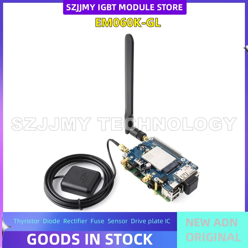 Raspberry Pi 4G Communicatiemodule Mobiele EM060K-GL Module LTE-A Global Communication Uitbreidingskaart GNSS Positionering