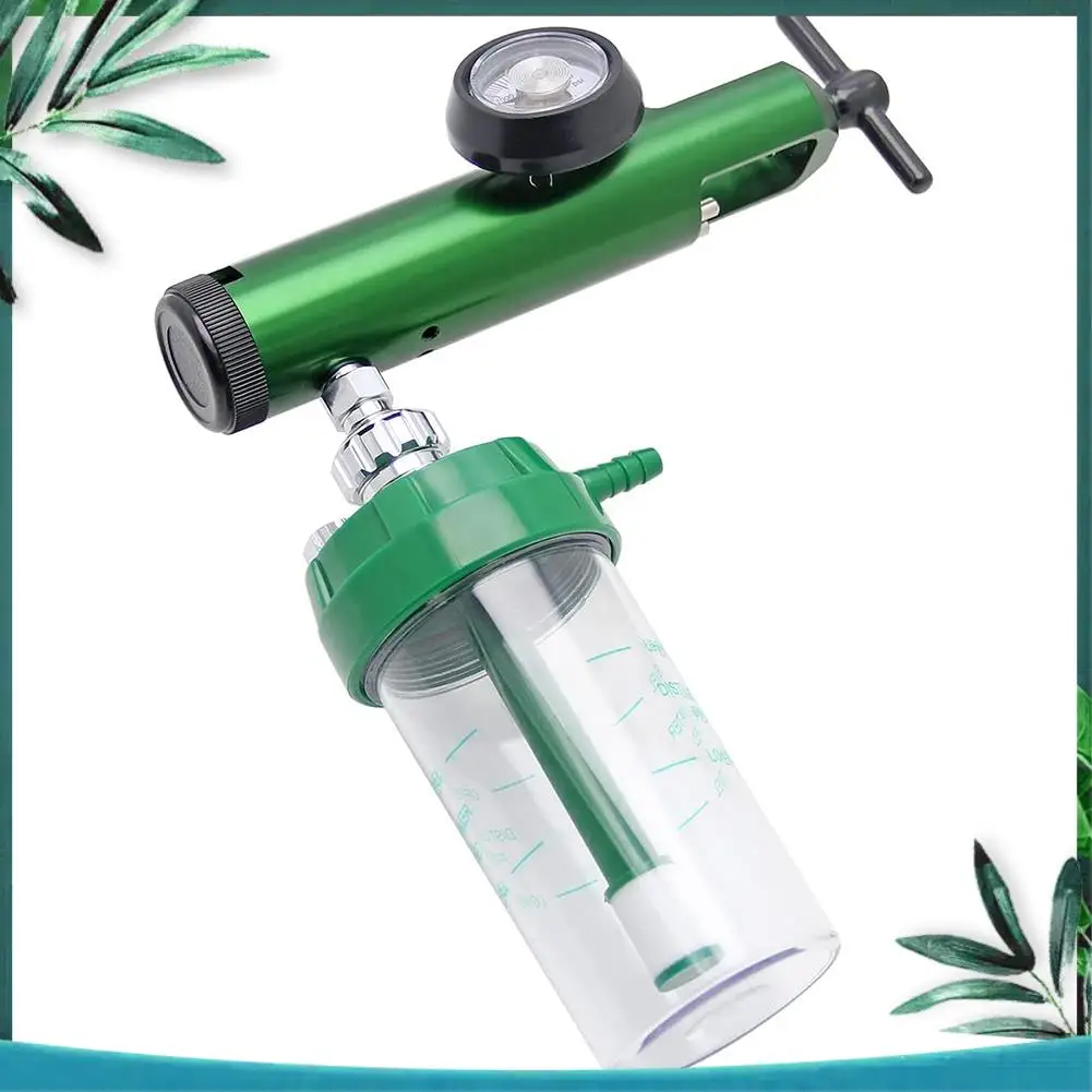 (NEW) Oxygen Flow Meter Oxygen Regulator 0-15 L/Min Pressure Reducing Regulator Valve Meter With 870 Inlet Thread
