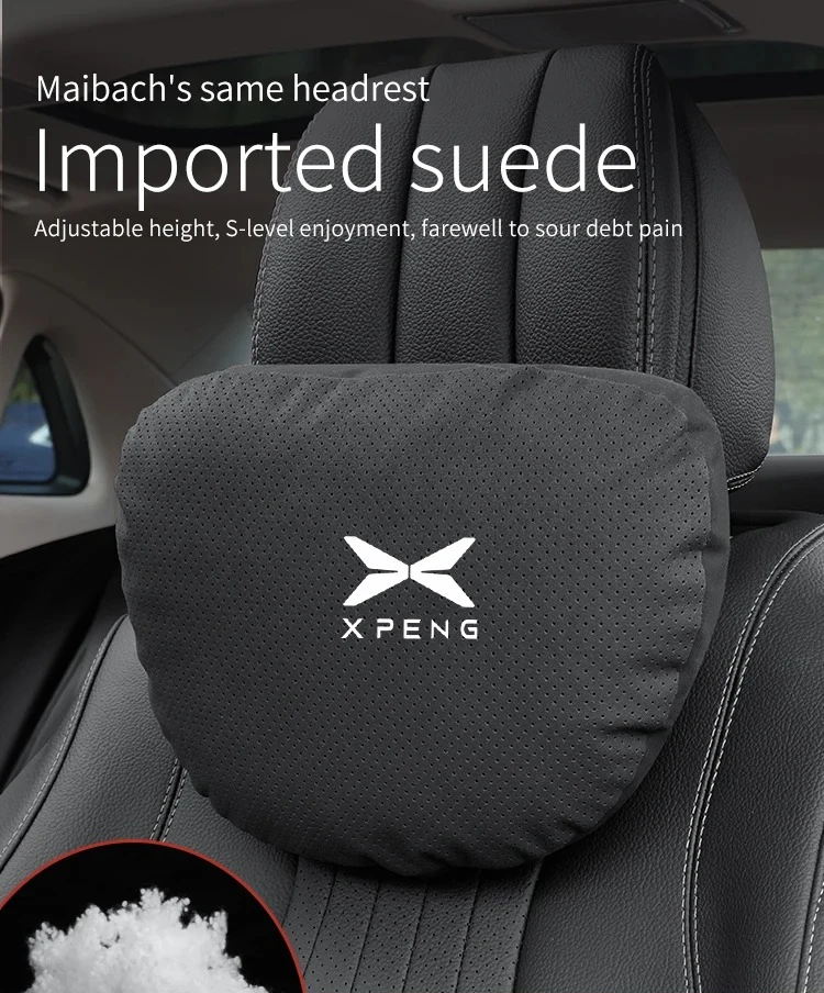 XPENG P5 P7 G3 G6 G9 X9 N5 F57 BETA - Reposacabezas para Coche, Soporte Lumbar para Asiento, Cojín Transpirable y Suave para el Cuello, Accesorios para Automóvil