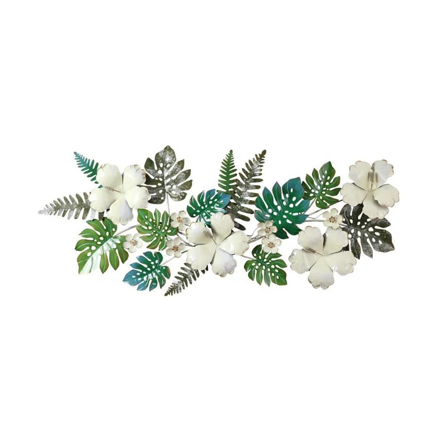 Perfect Details Indoor Flower Shape Wall Hanging Decor Home Large Metal Wall Decor for Living Room