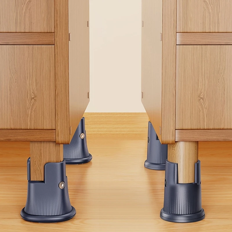Adjust Not Skid Furniture Leveling Feet Waterproof Plastic & Zinc Alloy Heightening Spacer for Chair Table high quality