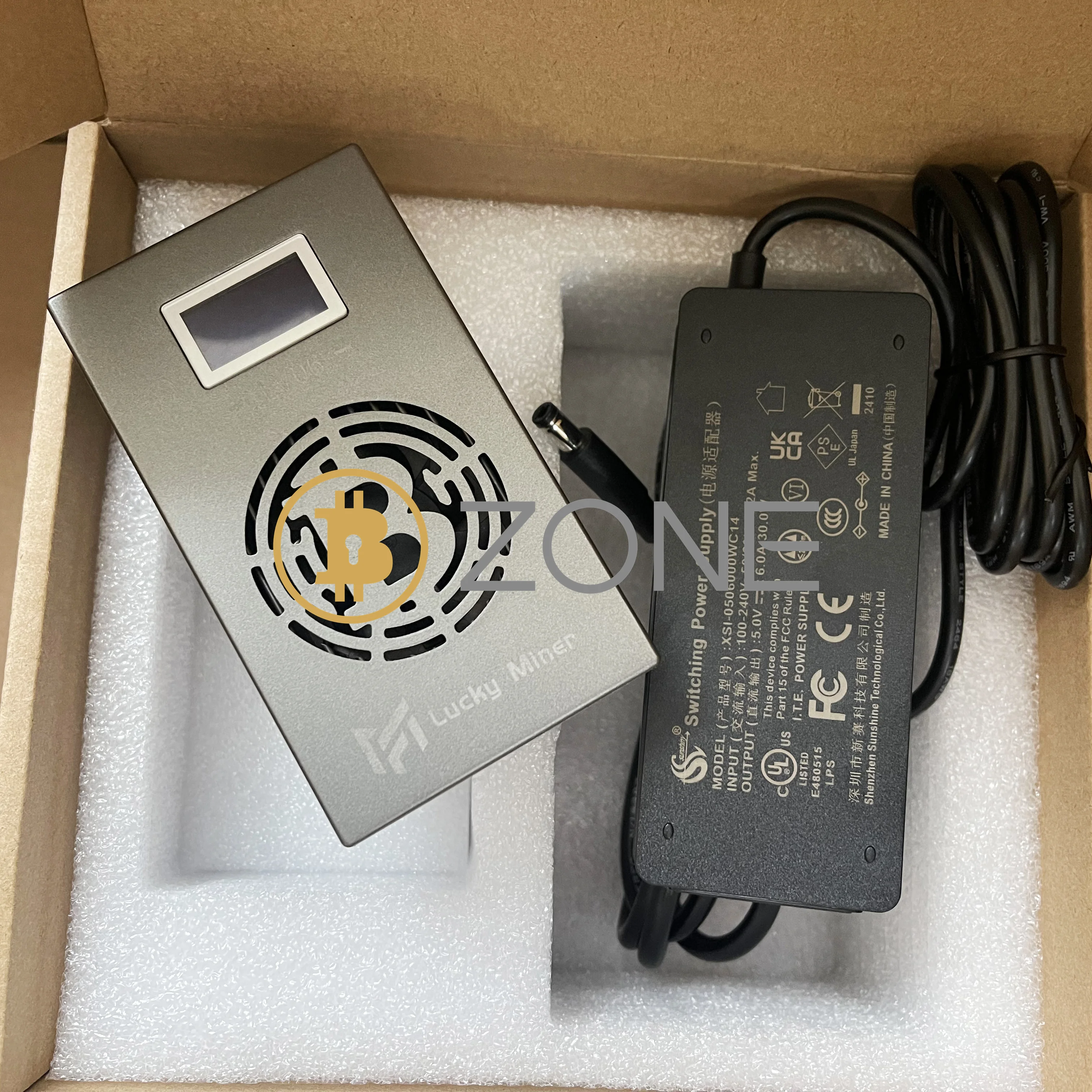 Imagem -04 - Mini Bitcoin Lottery Machine Vídeo Tutoriais Lucky Miner Lv06 500gh Per s Bitcoin Solo Custos de Retorno