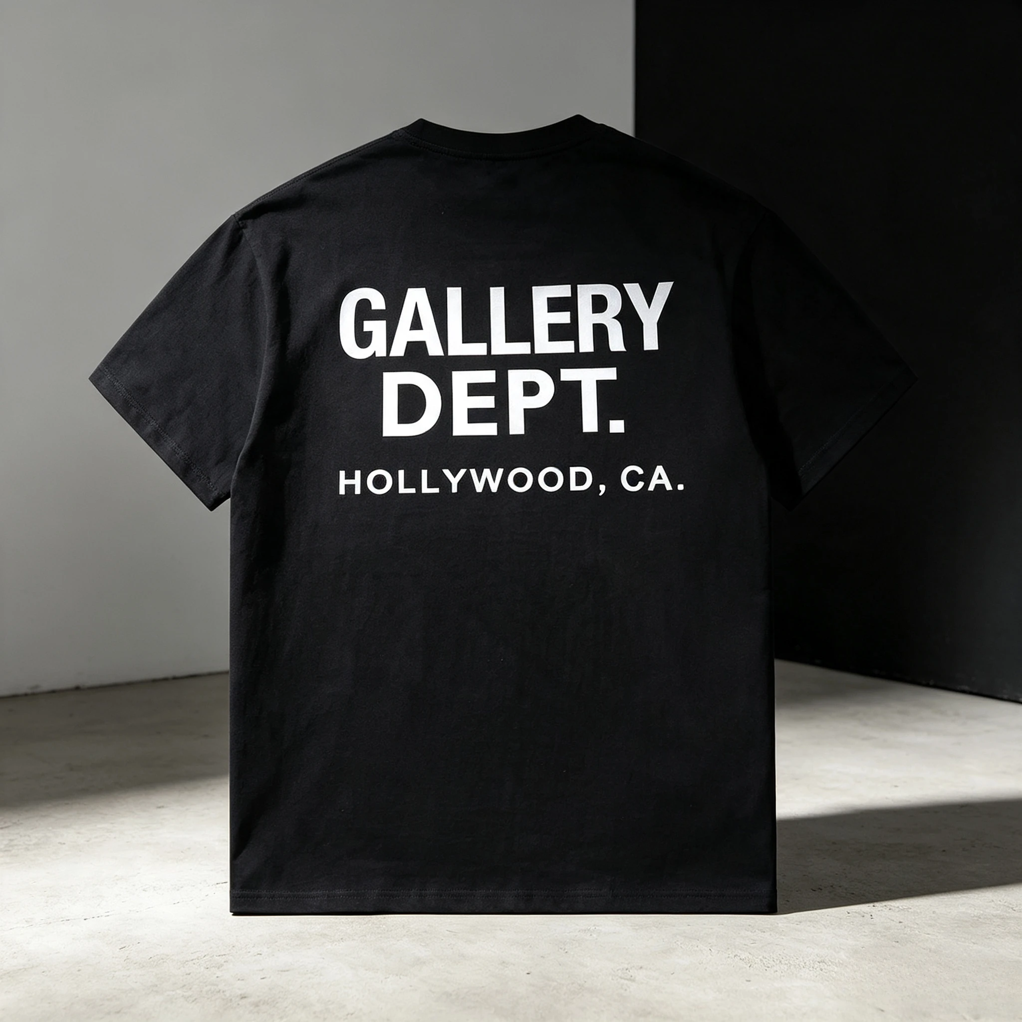 2026 New Vintage High Street T-shirt Gallery Printed Shirt Fashion Letter Printed T-shirt Casual O-neck T-shirt Summer Brand Top