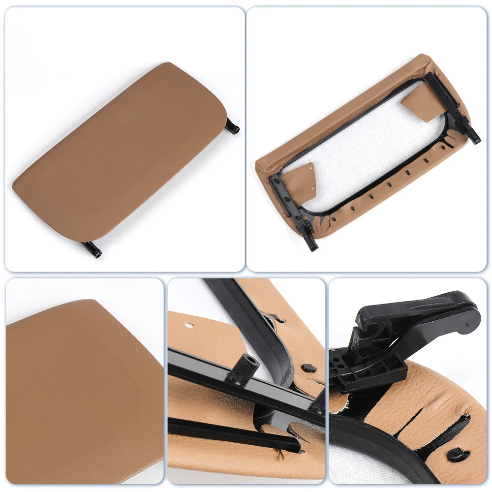 For BMW 5 7 GT Series Car Interior Seat Leather Backrest Storage Panel Cover Seat Back Trim Panel F10 F11 F18 F01 F02 F07 520