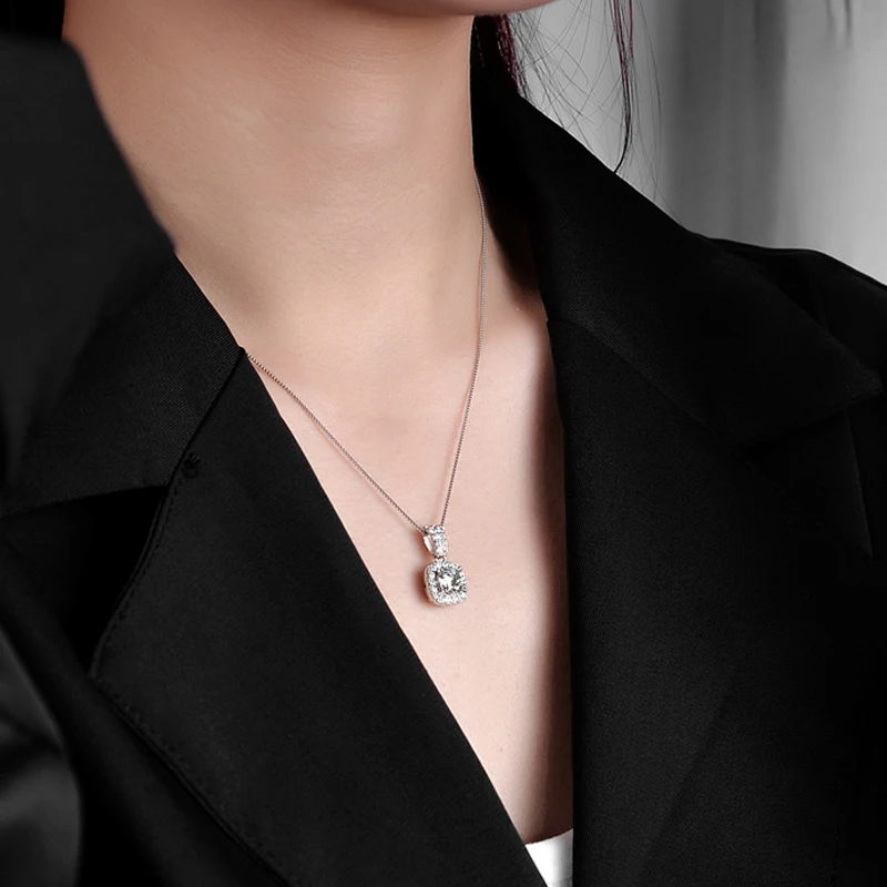 Thumbnail 2 - #70 Compare Moissanite Necklaces Before You Buy