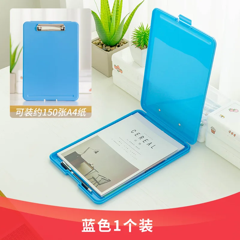 A4 File Box File Test Paper Storage File Box scatola multifunzionale cartella trasparente in plastica
