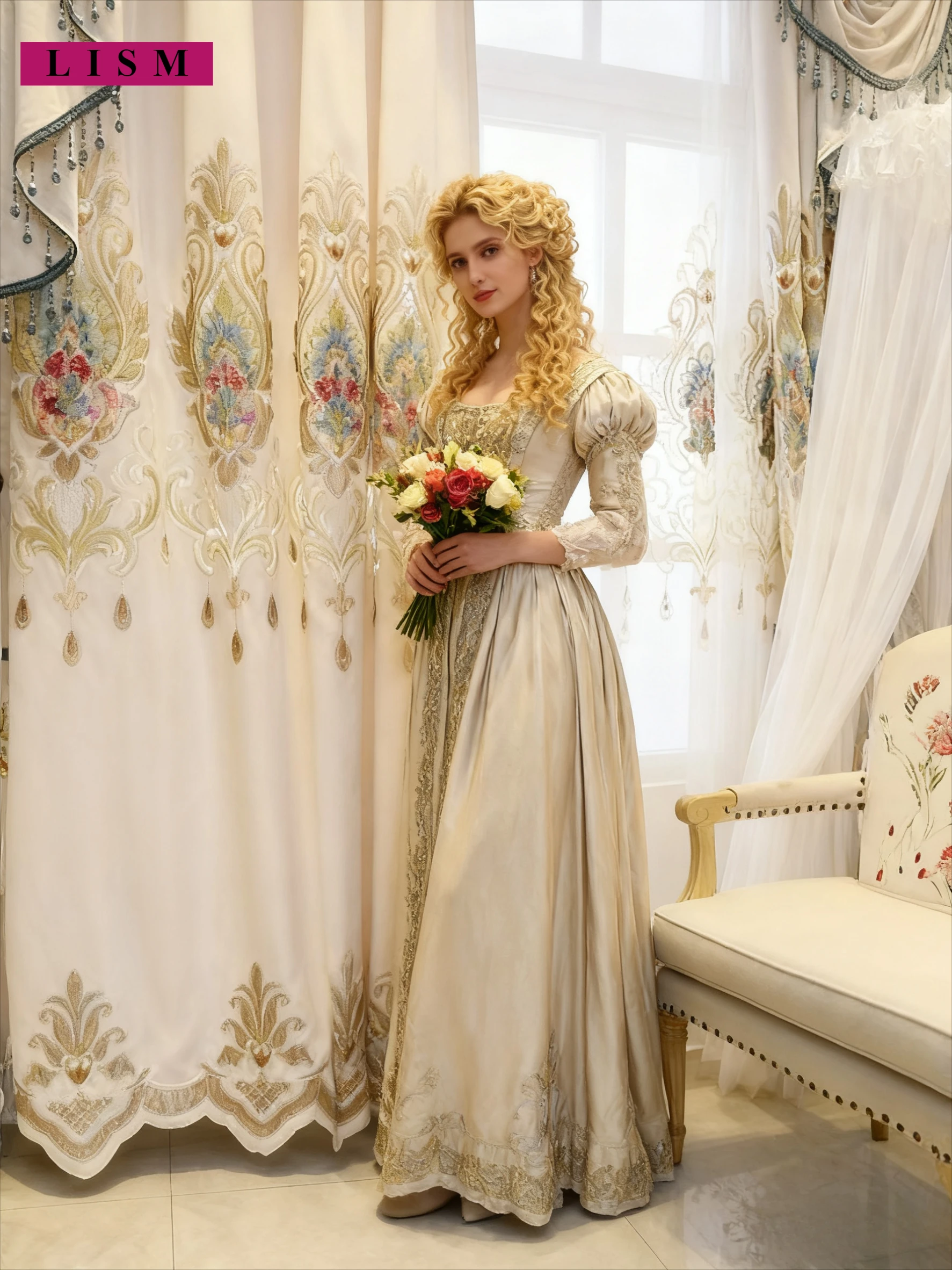 

Chenille Cashmere Embroidered High Blackout Curtains Decor Customized Luxury Hollow Living Room Bedroom Window Valance Tulle