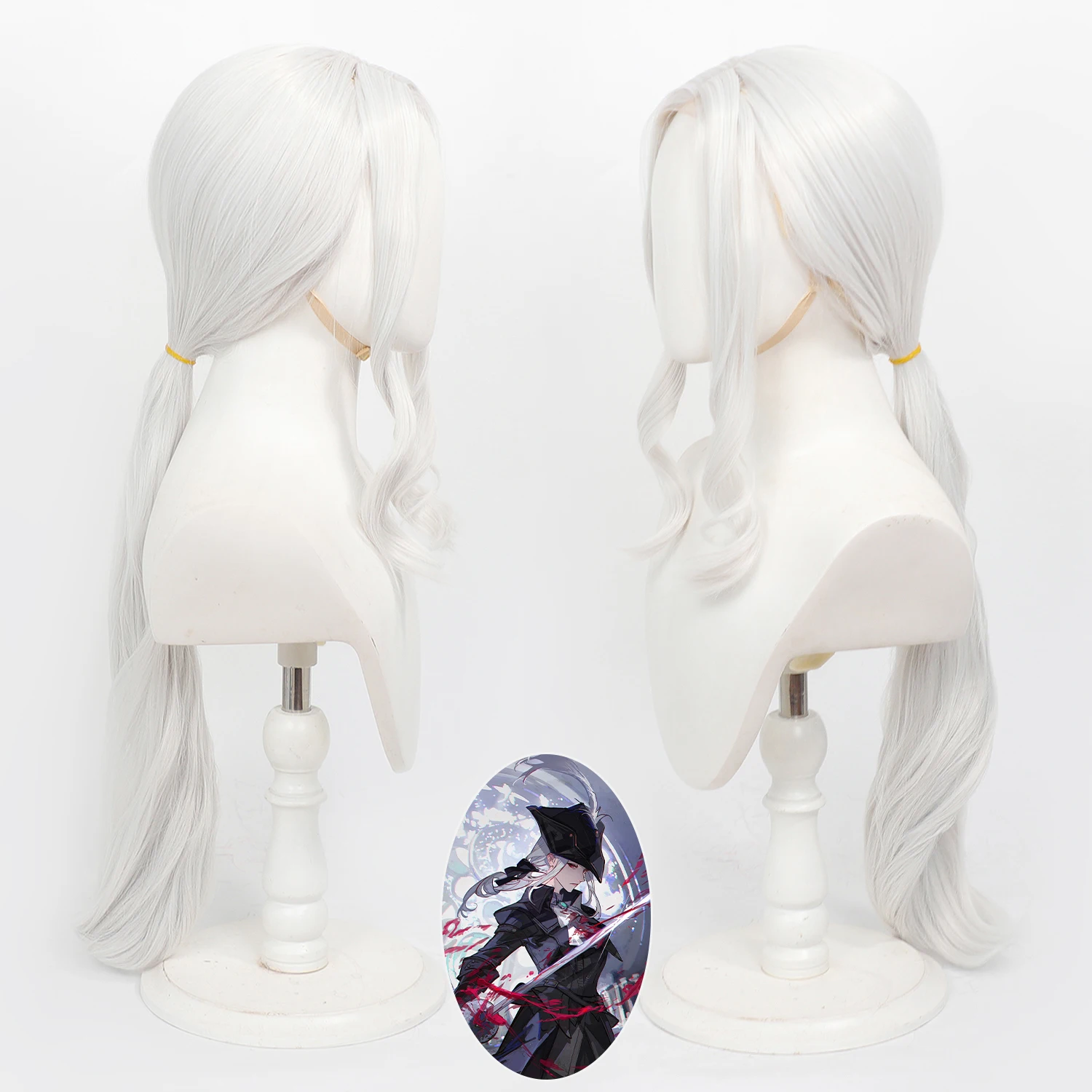 Bloodborne Cosplay Prop - Peruca de Cosplay Lady Maria Bloodborne,