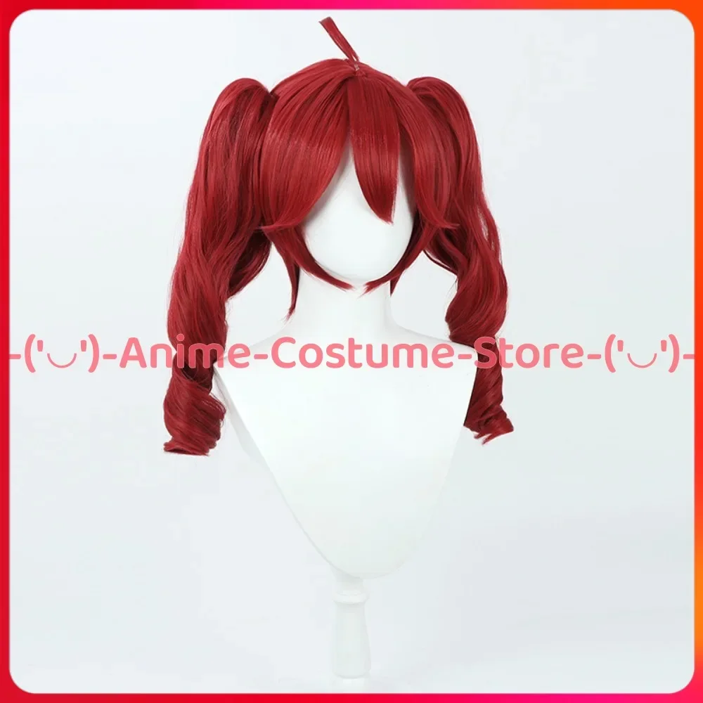 Synthesizer V Kasane Teto Cosplay Pruik Paardenstaarten Anime Spel Karakter Halloween Carnaval Feestkostuum Pruiken Warmte Synthetisch Haar
