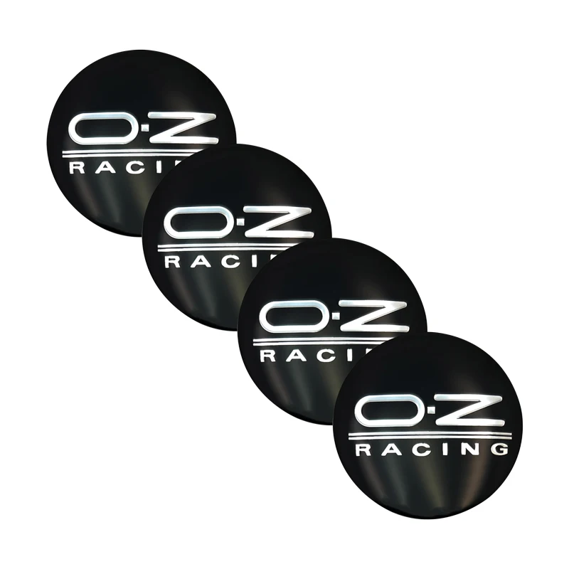 56MM Aluminum O.Z OZ Racing Car Logo Wheel Center Cap Rim Badge Cover Decal Auto Modified Emblem Sticker Accessories