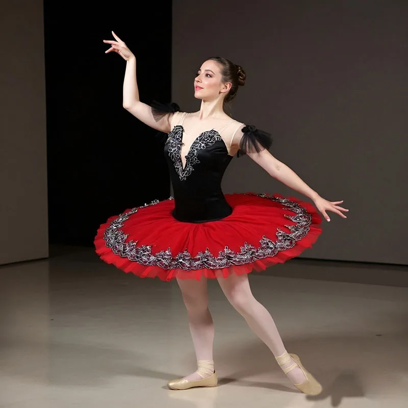 

6 colors Tutu Ballet Led Light Swan Lake Ballerina Pancake Tutu Girl Women Adult Child Ballet Dress Kids Dance Costumes Tutu Led