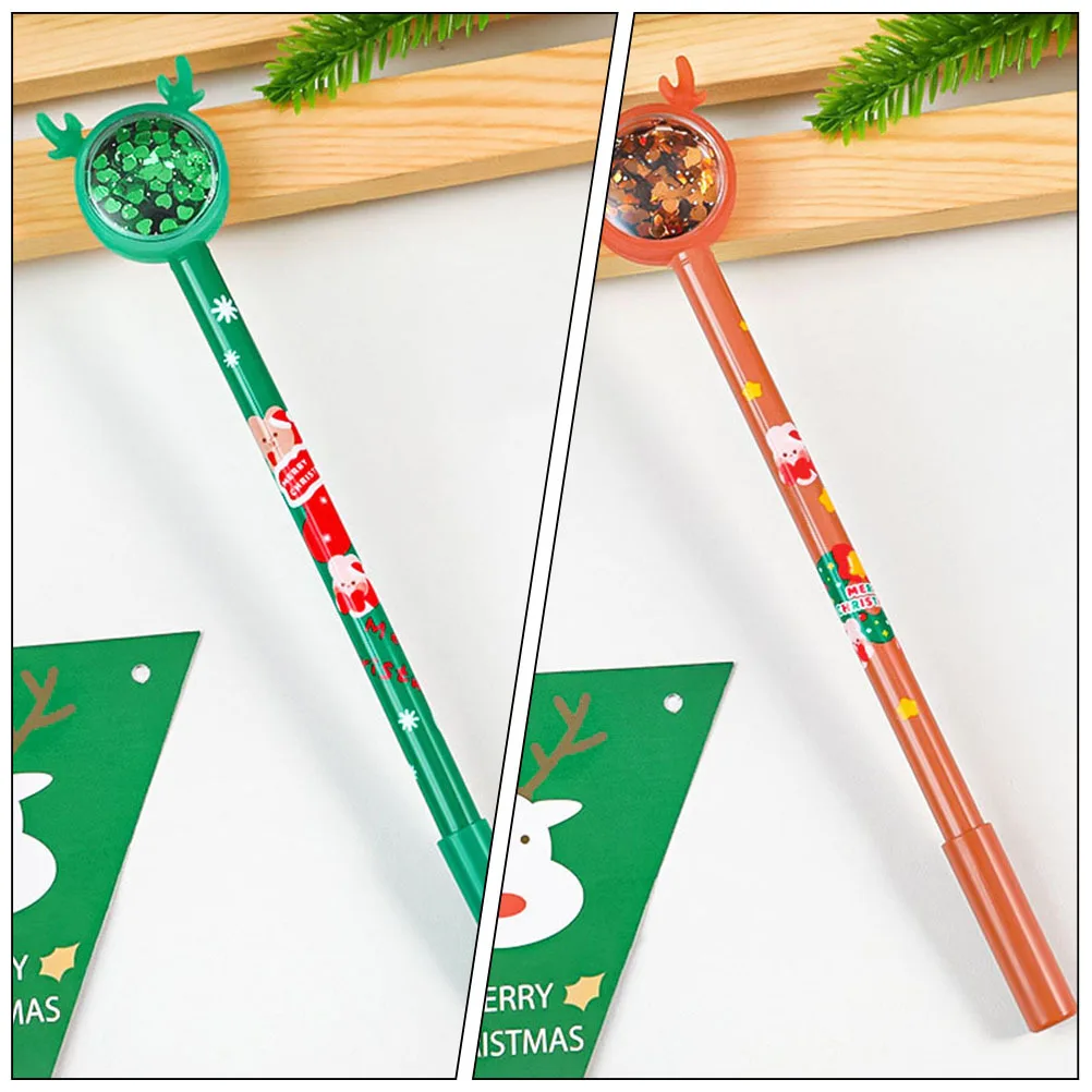 

8 шт. гелевые ручки для рождественской елки, милые пластиковые ручки для письма, школьные подарки для студентов, гладкая гелевая ручка, милая ручка, принадлежности для студентов